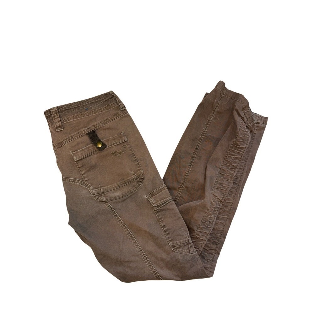 Kuhl Mountain Culture Brown Cargo Pants Women Size 4 Short Hiking Outdoor Pants
